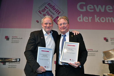 Uwe Sauerland (links) und Hubert Meyers (Foto: © Friedhelm Windmüller, dbb verlag)